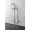 Aqua Vintage CCK8101DL Freestanding Tub Faucet with Supply Line, Stop Valve, Polished Chrome CCK8101DL - alternate 3